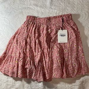 Hello molly pink daisy skirt